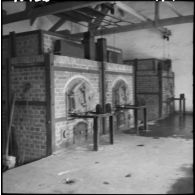 Fours crématoires du camp de concentration de Dachau.