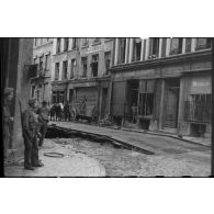 Une rue de Dunkerque.