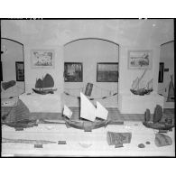 Oeuvres et objets d'art du musée de la Mer à Nha Trang.