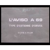 Aviso A-69 type D'Estienne D'Orves.