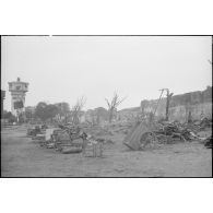 La caserne Jean Bart détruite à Dunkerque.
