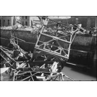 Ruines du port de Dunkerque.