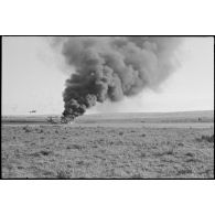 Crash d'un bombardier en piqué Douglas SDB-5 Dauntless de la flottille 3FB sur une des pistes d'envol de la base de Cognac.