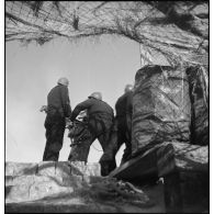 Batterie de défense côtière camouflée.