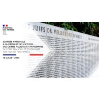 Journée nationale à la mémoire des victimes des crimes racistes et antisémites de l'Etat français et d'hommage aux Justes de France.