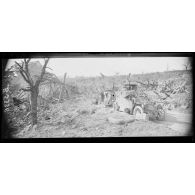 Chavonne (Aisne), automitrailleuses contre avions. [légende d’origine]