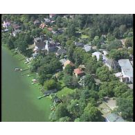 Vues aériennes de Berlin et des environs en octobre 1991.