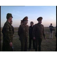 Portes ouvertes dans une caserne russe le 5 octobre 1993.