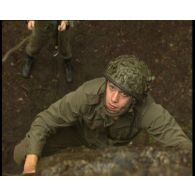 Stage du 46e régiment d'infanterie au centre d'entraînement commando (CNEC).