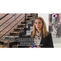 Inauguration de la résidence d'artiste au fort par Patricia Mirallès, secrétaire d'Etat auprès du ministre des Armées (SEDARM).