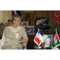 Entretien entre les ministres de la Défense Français et Afghan.