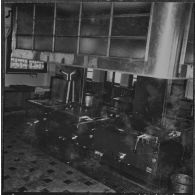 Algérie. Des bâtiments du Génie. Cuisine.