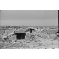 Positions défensives britanniques.