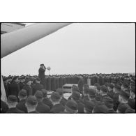 Discours du commandant du Scharnhorst.