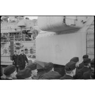 Discours du commandant du Scharnhorst.