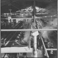 La Socoman (société commerciale et minière pour l'Afrique du Nord). Atelier pylône.