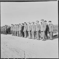 Garde du drapeau du 67e régiment d'infanterie de marine (RIMa) au CITO. Les personnalités.
