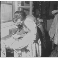 Colomb-Béchar. Centre professionnel. Cours de couture.