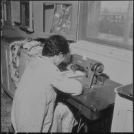Colomb-Béchar. Centre professionnel. Cours de couture.