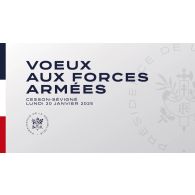 Vœux aux forces armées du président de la République à Cesson-Sévigné.