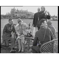 Réception du général Gouraud chez Mr et Mrs O'Brien.