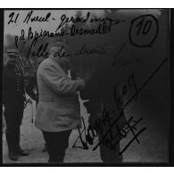 10 / 21 avril [1915]. Gerardmer. Colonel Brissaud-Desmaillet. Celle de droite bonne. [illisible] n° 9. [légende d'origine]