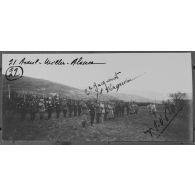22 / 21 avril [1915]. Willer, Alsace. C[olone]l Jacquemot, C[ommandan]t Verquin. T.S.V.P. [légende d'origine]