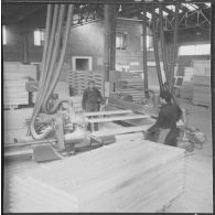 Sidi Chami. Menuiserie Lyon-Standard. Mortaiseuse ultra-moderne.