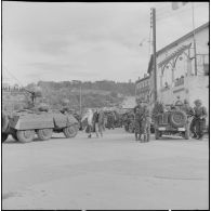 Bab el Oued. Fusillade sur le 2e bataillon du 73e régiment d'infanterie de marine (RIMa). Les soldats à leurs postes.
