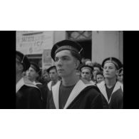 Défilé du 1er régiment Bir Hacheim sur l'Ile d'Aix.