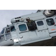 Caracal de l'armée de l'Air lors d'une démonstration dynamique à Mourmelon.