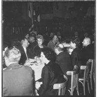 Alger. Square Bresson. Banquet de la Saint-Maixent dans la salle des maréchaux.