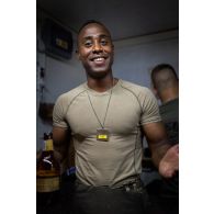 Portrait d'un soldat à Deir Kifa, au Sud-Liban.