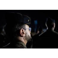 Portrait d'un bigor du 3e régiment d'artillerie de marine (RAMa) pour une cérémonie à Deir Kifa, au Sud-Liban.