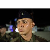 Portrait d'un bigor du 3e régiment d'artillerie de marine (RAMa) pour une cérémonie à Deir Kifa, au Sud-Liban.