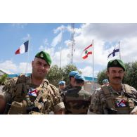 Portrait de soldats libanais au terme de leur formation à Deir Kifa, au Sud-Liban.