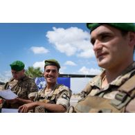 Portrait de soldats libanais au terme de leur formation à Deir Kifa, au Sud-Liban.