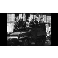 Fonds cinématographique de Pierre Besson. Film numéro 1 sur la libération de Paris (24-25 août 1944).