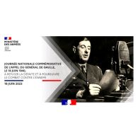 Journée nationale commémorative de l'Appel du général de Gaulle, le 18 juin 1840.