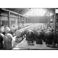 Arsenal de Cherbourg. Magasin de mines dormantes. [légende d'origine]
