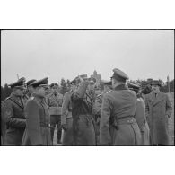 Le ministre Fritz Todt en visite sur la Ligne Siegfried.