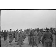 Le ministre Fritz Todt en visite sur la Ligne Siegfried.