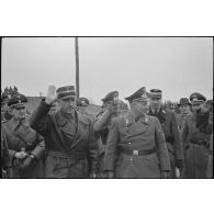 Le ministre Fritz Todt en visite sur la Ligne Siegfried.