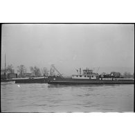 Le Rhin est sorti de son lit, la ville de Koblenz (Coblence) est inondée.