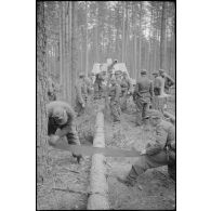 Parfois le châssis du Nashorn suffit pour faire plier les arbres.
