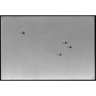 Des Junkers Ju-87 Stuka dans le ciel.