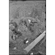 Une communication téléphonique.