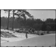 Une pièce de 8,8 cm FlaK en action.