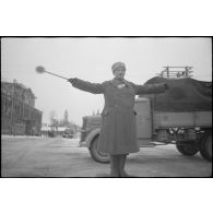 Régulation de la circulation dans le centre de Vitebsk (Witebsk).