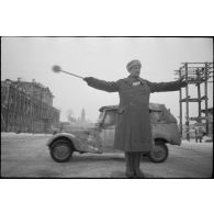 Régulation de la circulation dans le centre de Vitebsk (Witebsk).